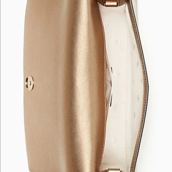NWT, Kate Spade Carson Convertible Crossbody, Glittering Metallic - Picture 4 of 4